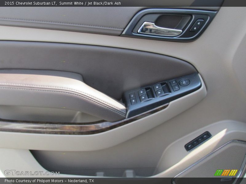 Summit White / Jet Black/Dark Ash 2015 Chevrolet Suburban LT