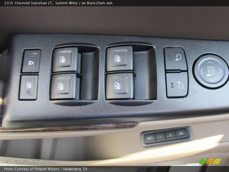 Summit White / Jet Black/Dark Ash 2015 Chevrolet Suburban LT