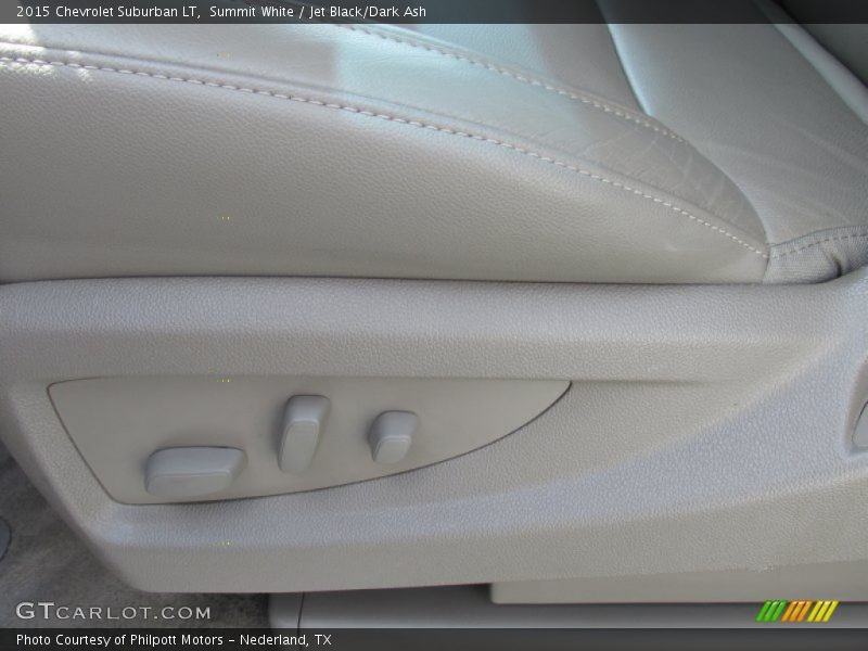 Summit White / Jet Black/Dark Ash 2015 Chevrolet Suburban LT