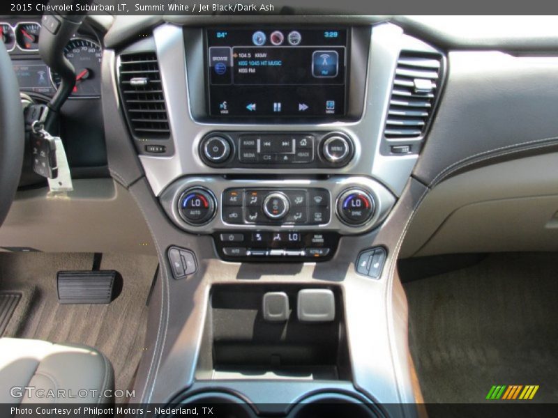 Summit White / Jet Black/Dark Ash 2015 Chevrolet Suburban LT