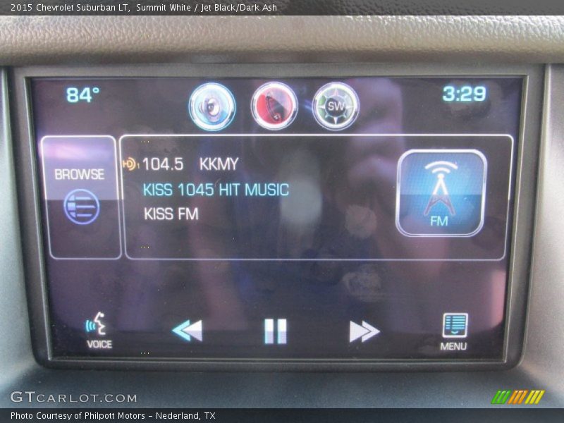 Summit White / Jet Black/Dark Ash 2015 Chevrolet Suburban LT