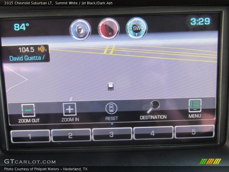 Summit White / Jet Black/Dark Ash 2015 Chevrolet Suburban LT