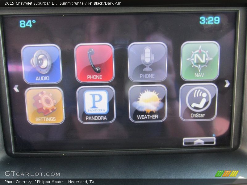 Summit White / Jet Black/Dark Ash 2015 Chevrolet Suburban LT