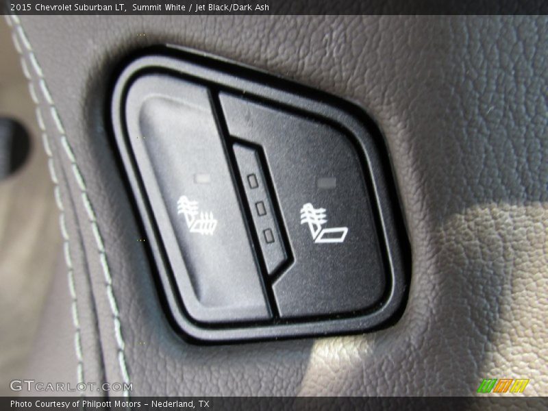 Summit White / Jet Black/Dark Ash 2015 Chevrolet Suburban LT