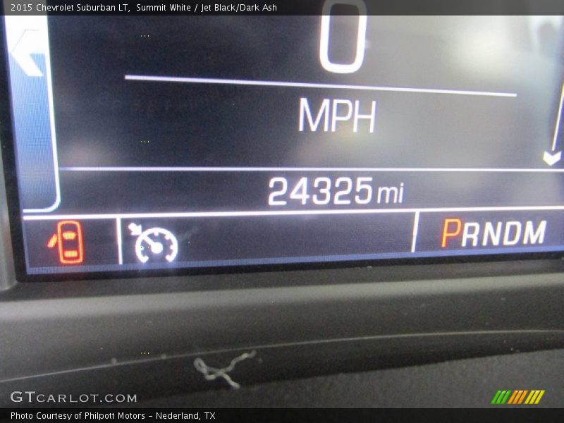 Summit White / Jet Black/Dark Ash 2015 Chevrolet Suburban LT