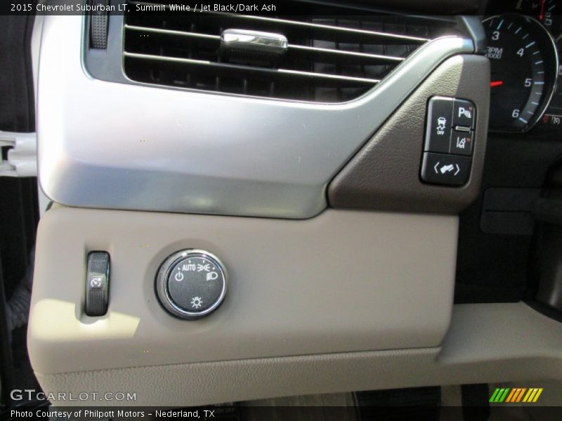 Summit White / Jet Black/Dark Ash 2015 Chevrolet Suburban LT