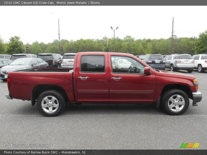 Merlot Jewel Metallic / Ebony 2010 GMC Canyon SLE Crew Cab