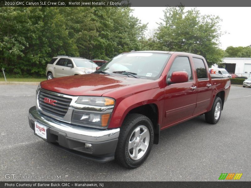 Merlot Jewel Metallic / Ebony 2010 GMC Canyon SLE Crew Cab