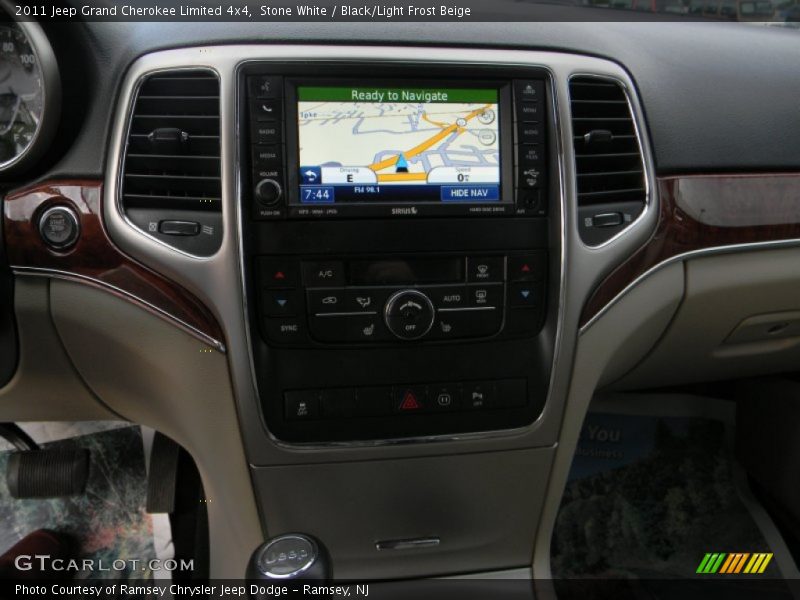 Stone White / Black/Light Frost Beige 2011 Jeep Grand Cherokee Limited 4x4