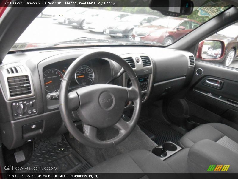 Merlot Jewel Metallic / Ebony 2010 GMC Canyon SLE Crew Cab
