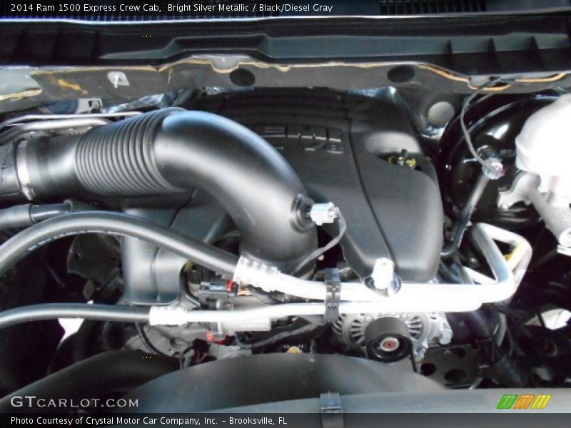Bright Silver Metallic / Black/Diesel Gray 2014 Ram 1500 Express Crew Cab