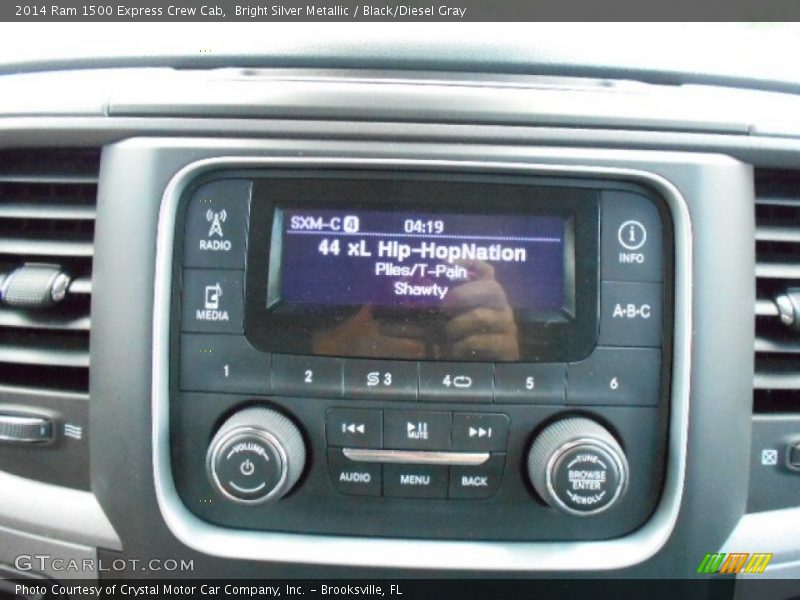 Bright Silver Metallic / Black/Diesel Gray 2014 Ram 1500 Express Crew Cab