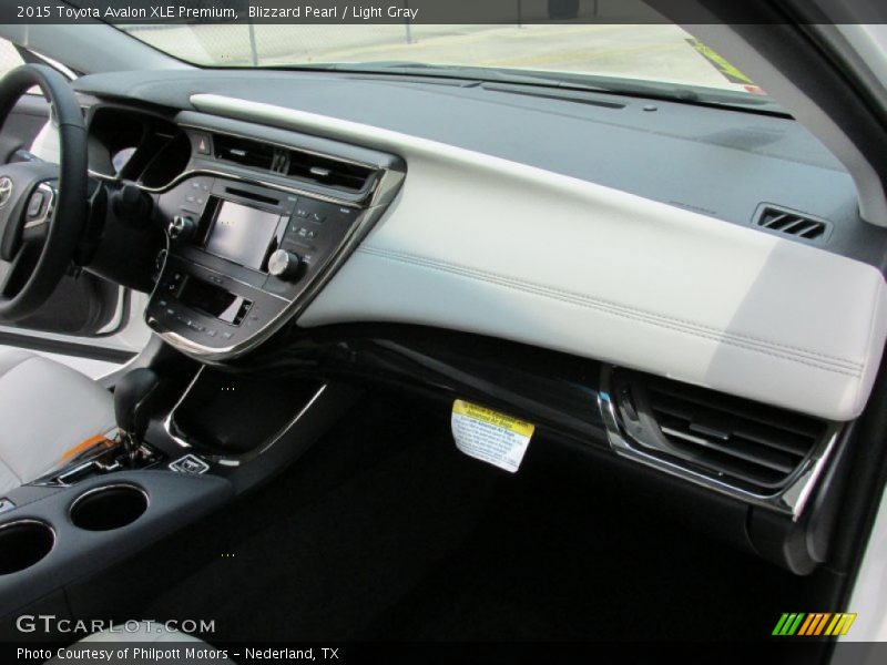 Blizzard Pearl / Light Gray 2015 Toyota Avalon XLE Premium