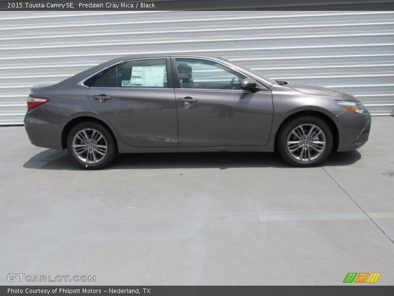 Predawn Gray Mica / Black 2015 Toyota Camry SE