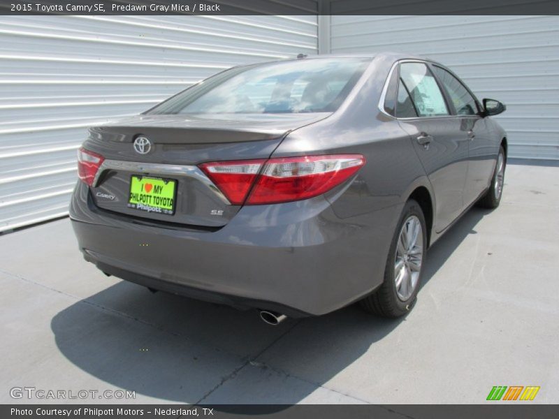 Predawn Gray Mica / Black 2015 Toyota Camry SE