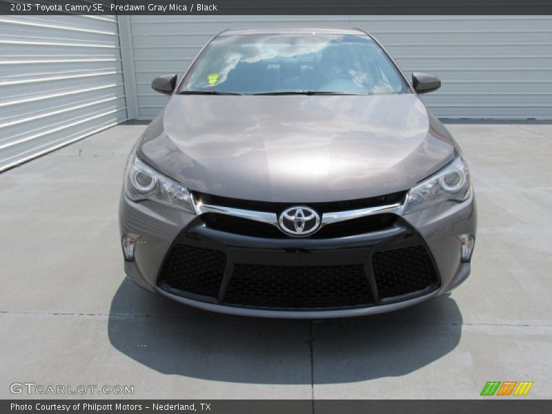 Predawn Gray Mica / Black 2015 Toyota Camry SE