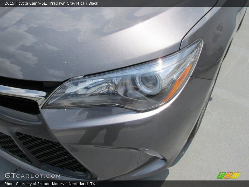 Predawn Gray Mica / Black 2015 Toyota Camry SE