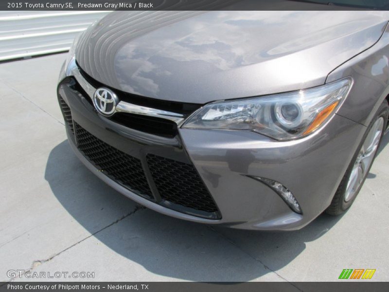 Predawn Gray Mica / Black 2015 Toyota Camry SE
