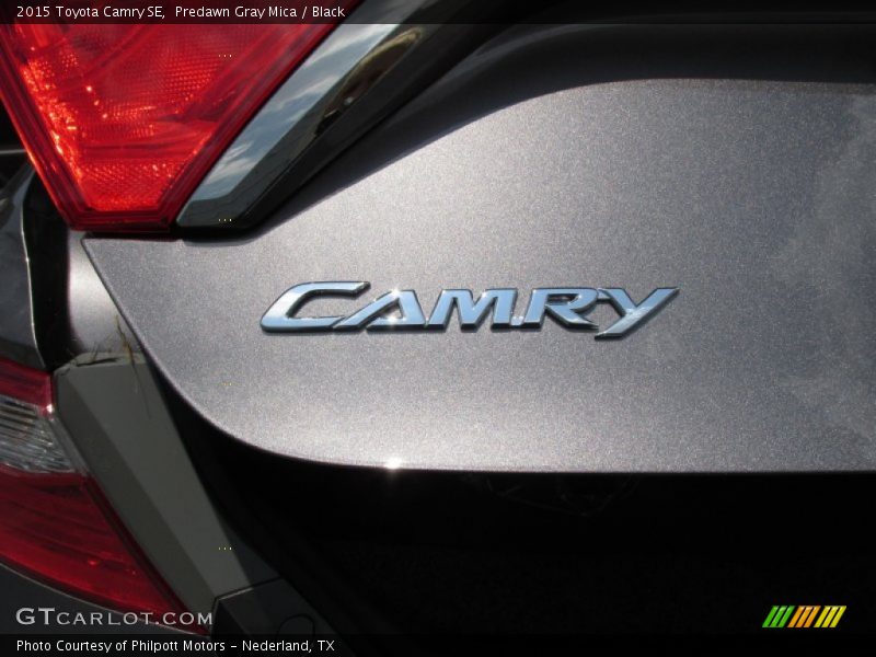 Predawn Gray Mica / Black 2015 Toyota Camry SE