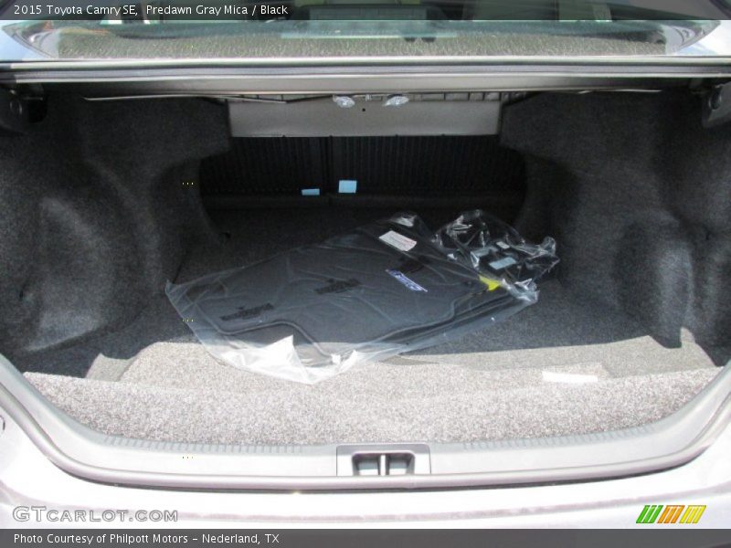 Predawn Gray Mica / Black 2015 Toyota Camry SE