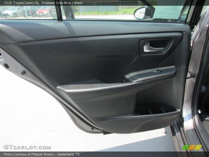 Predawn Gray Mica / Black 2015 Toyota Camry SE