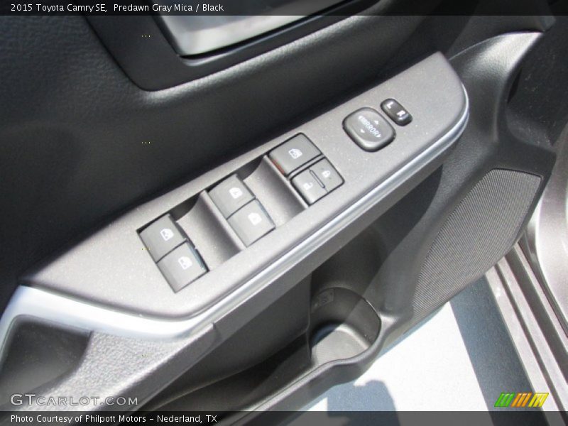 Predawn Gray Mica / Black 2015 Toyota Camry SE