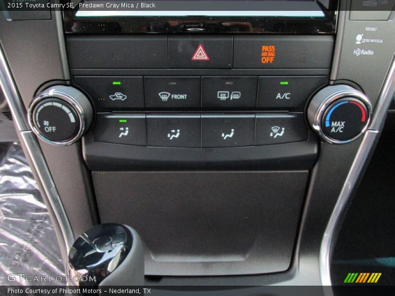 Predawn Gray Mica / Black 2015 Toyota Camry SE