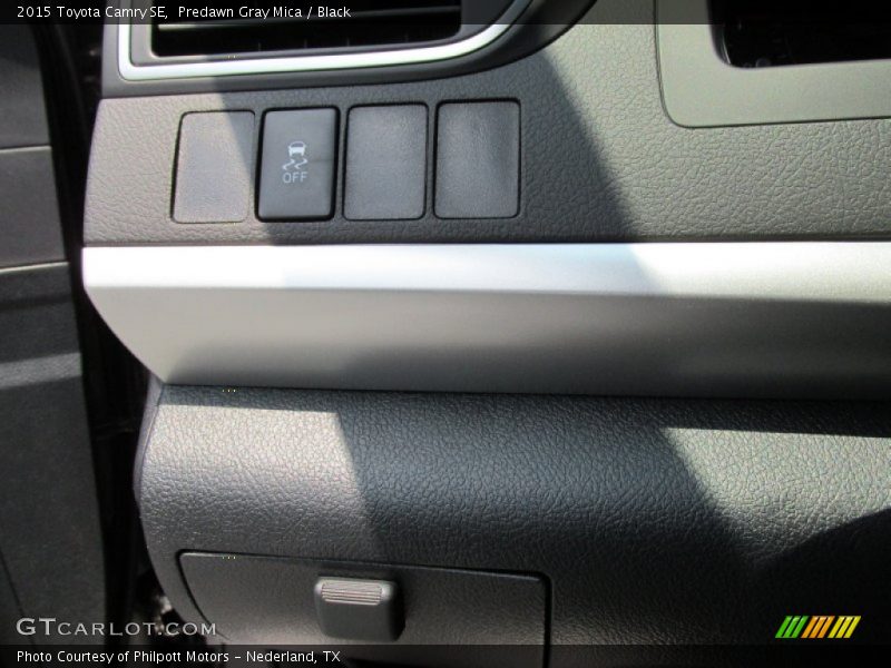 Predawn Gray Mica / Black 2015 Toyota Camry SE