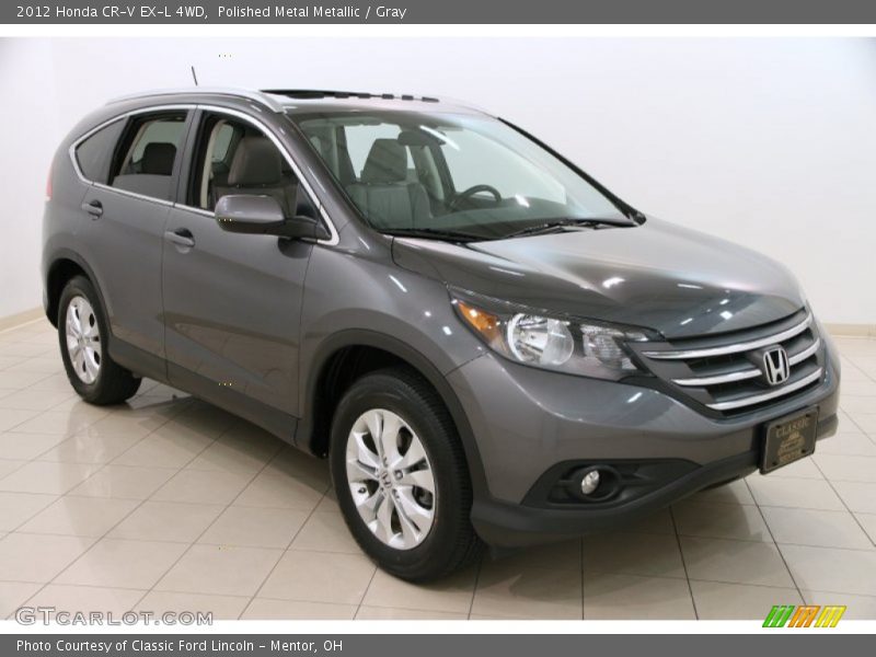Polished Metal Metallic / Gray 2012 Honda CR-V EX-L 4WD