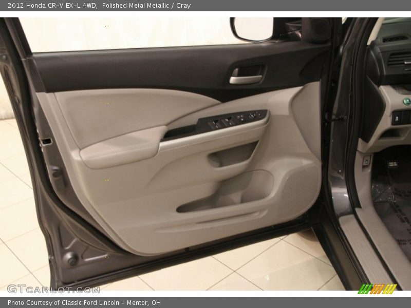Polished Metal Metallic / Gray 2012 Honda CR-V EX-L 4WD