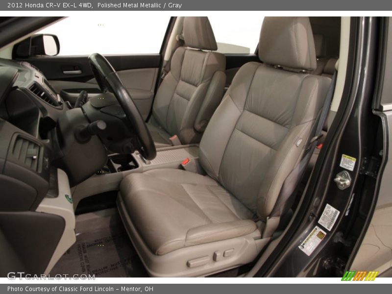 Polished Metal Metallic / Gray 2012 Honda CR-V EX-L 4WD