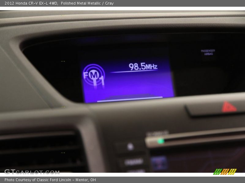 Polished Metal Metallic / Gray 2012 Honda CR-V EX-L 4WD