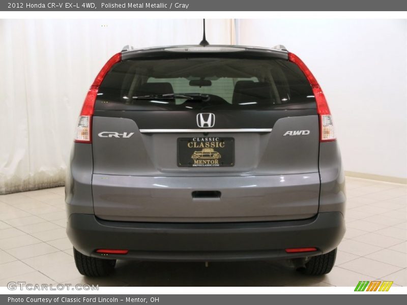 Polished Metal Metallic / Gray 2012 Honda CR-V EX-L 4WD