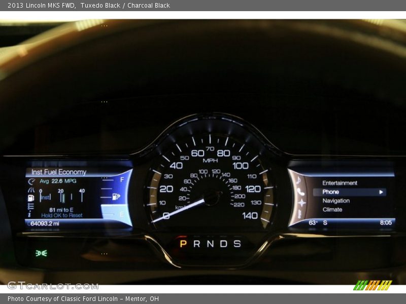 Tuxedo Black / Charcoal Black 2013 Lincoln MKS FWD