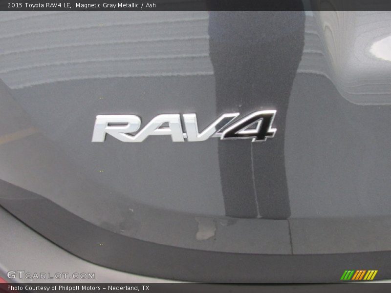 Magnetic Gray Metallic / Ash 2015 Toyota RAV4 LE