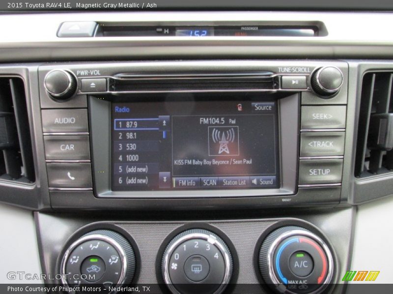 Magnetic Gray Metallic / Ash 2015 Toyota RAV4 LE