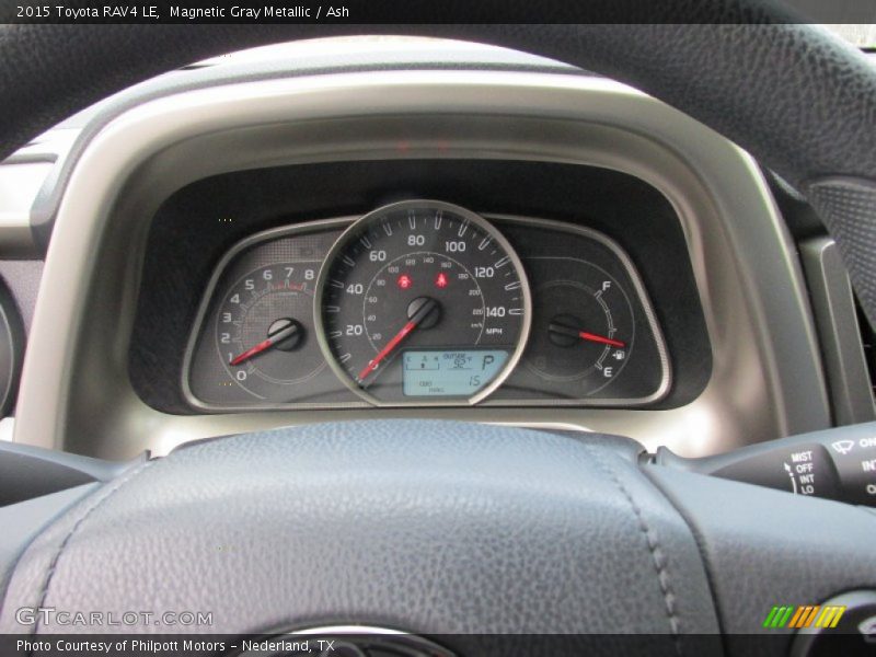 Magnetic Gray Metallic / Ash 2015 Toyota RAV4 LE