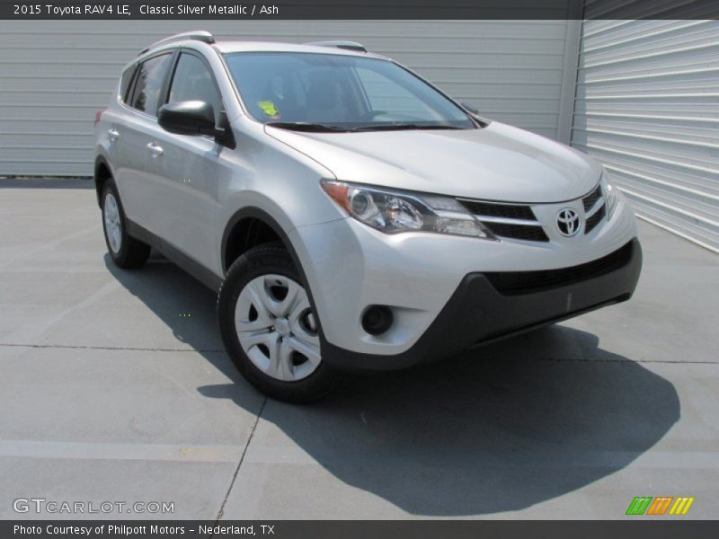 Classic Silver Metallic / Ash 2015 Toyota RAV4 LE