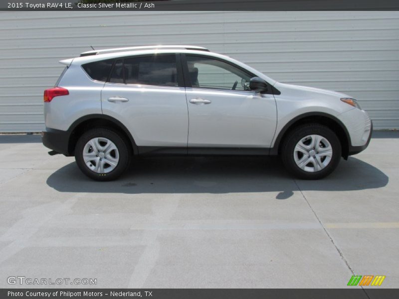 Classic Silver Metallic / Ash 2015 Toyota RAV4 LE