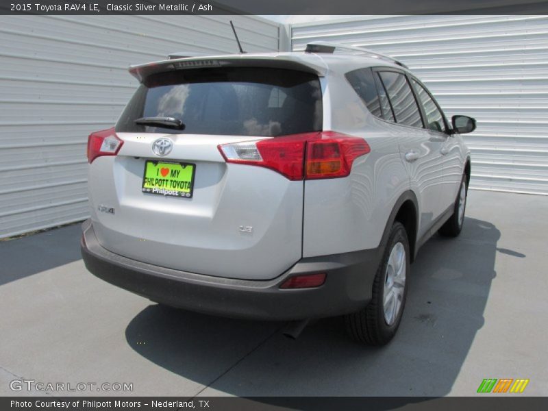 Classic Silver Metallic / Ash 2015 Toyota RAV4 LE