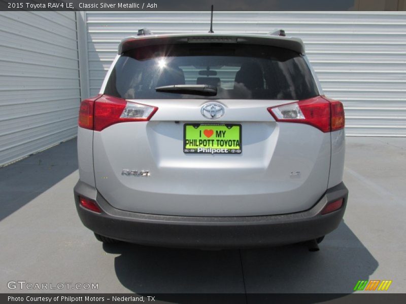 Classic Silver Metallic / Ash 2015 Toyota RAV4 LE