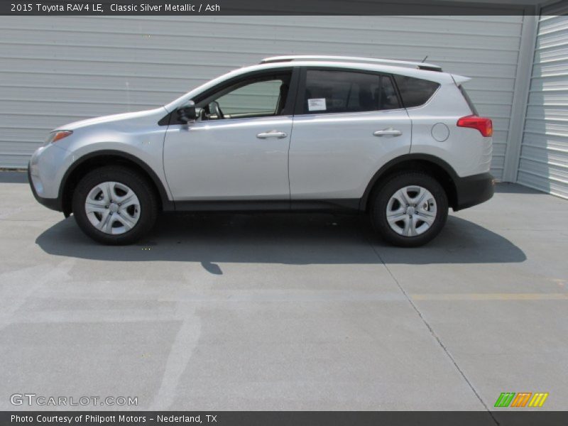 Classic Silver Metallic / Ash 2015 Toyota RAV4 LE