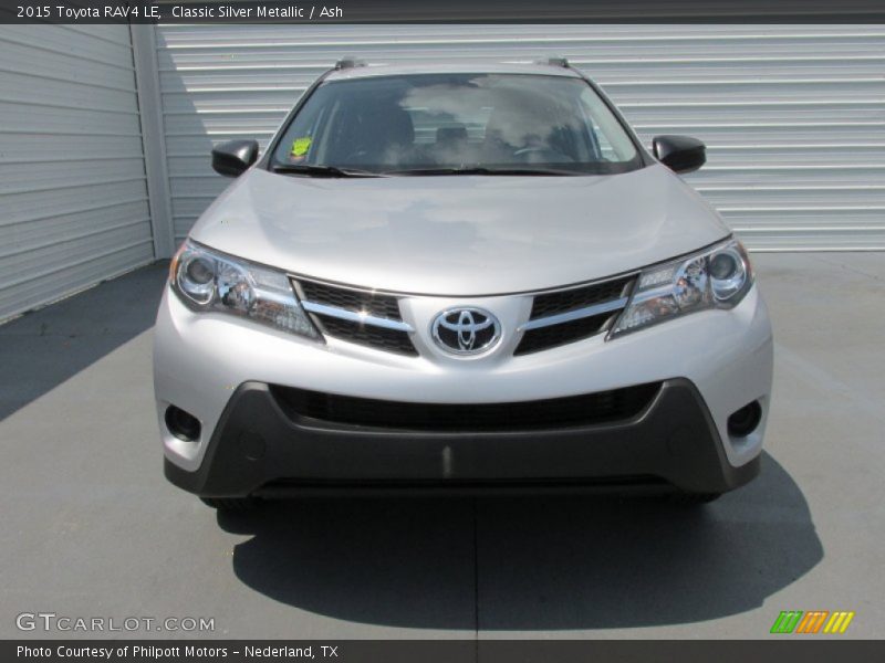Classic Silver Metallic / Ash 2015 Toyota RAV4 LE