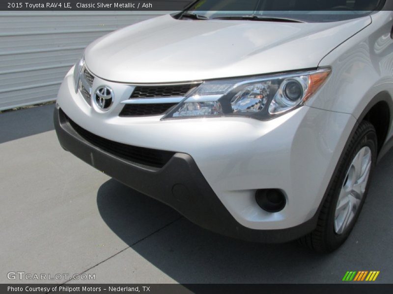 Classic Silver Metallic / Ash 2015 Toyota RAV4 LE