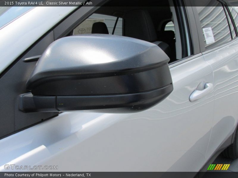 Classic Silver Metallic / Ash 2015 Toyota RAV4 LE