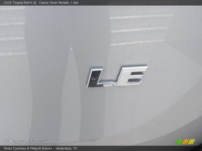 Classic Silver Metallic / Ash 2015 Toyota RAV4 LE