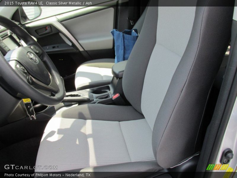 Classic Silver Metallic / Ash 2015 Toyota RAV4 LE