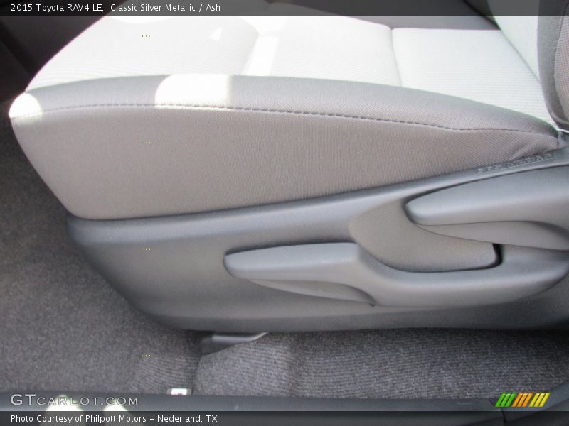 Classic Silver Metallic / Ash 2015 Toyota RAV4 LE