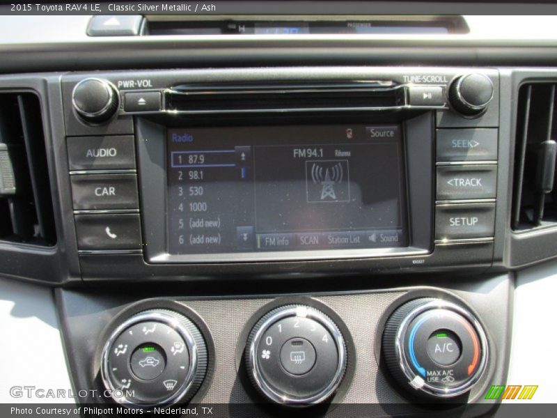 Classic Silver Metallic / Ash 2015 Toyota RAV4 LE