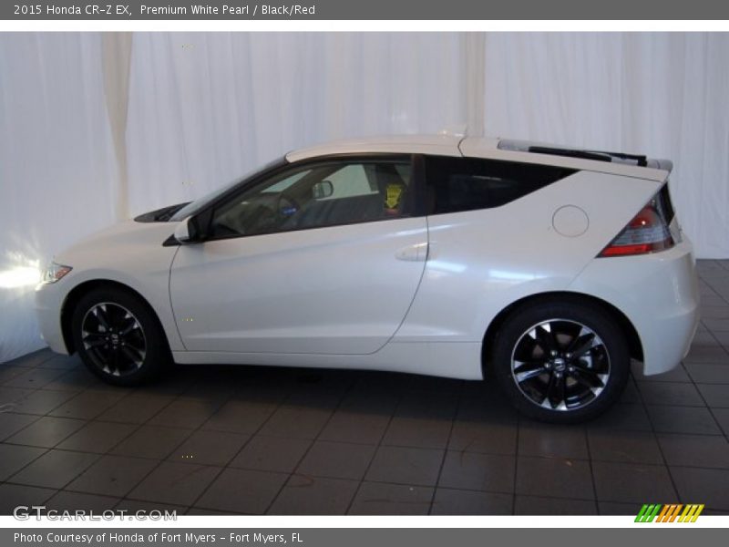 Premium White Pearl / Black/Red 2015 Honda CR-Z EX